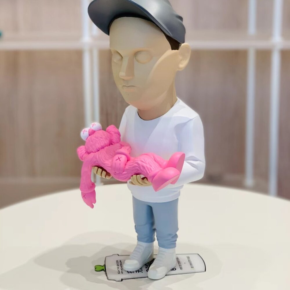 Celebrity Artist Actor Designer Culture Luxury Figure (Bryan Donnelly Kaws Pink) - Picture 4 of 10